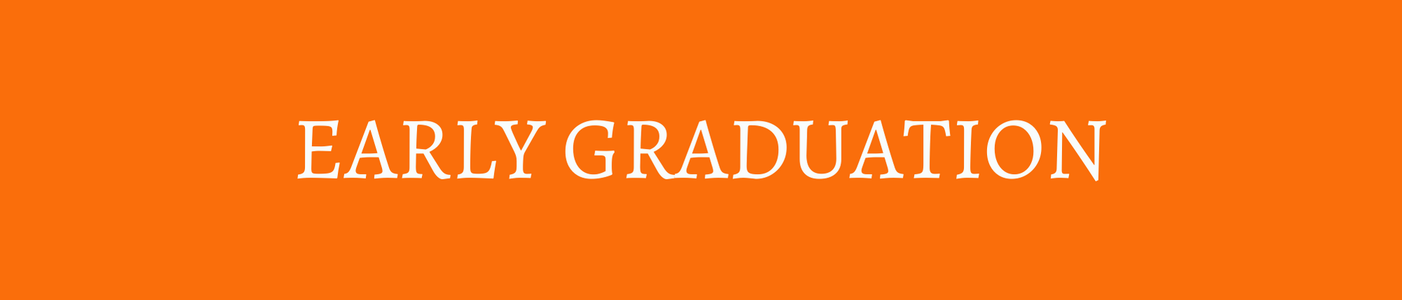 orange banner with white lettering